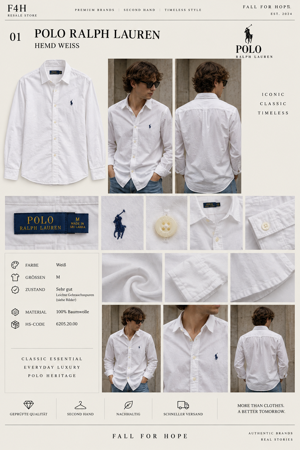 Polo Ralph Lauren Hemd Weiß
