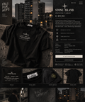 Stone Island Printed T-Shirt – Schwarz
