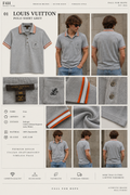 Luis Vuitton Polo Shirt Grau