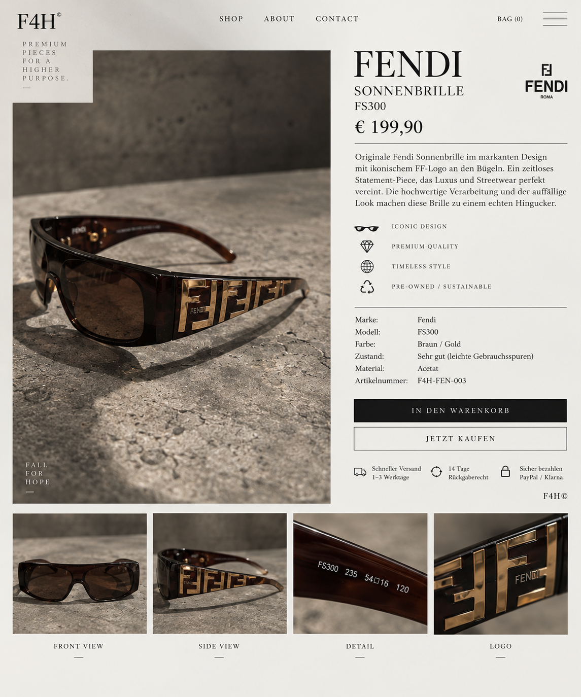 Fendi FS300 Sonnenbrille