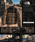 The North Face Nuptse Jacket – Never Stop Exploring Print