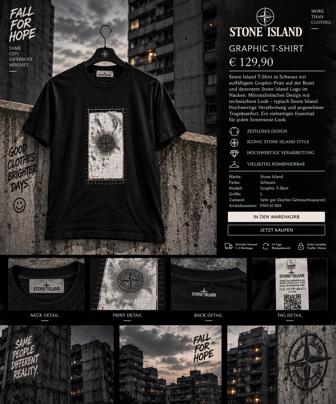 Stone Island T-Shirt – Navy