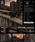Gucci Oversized Sonnenbrille – Schwarz/Braun | GG-Detail