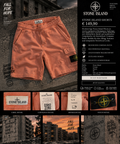 Stone Island Shorts – Orange | Größe M