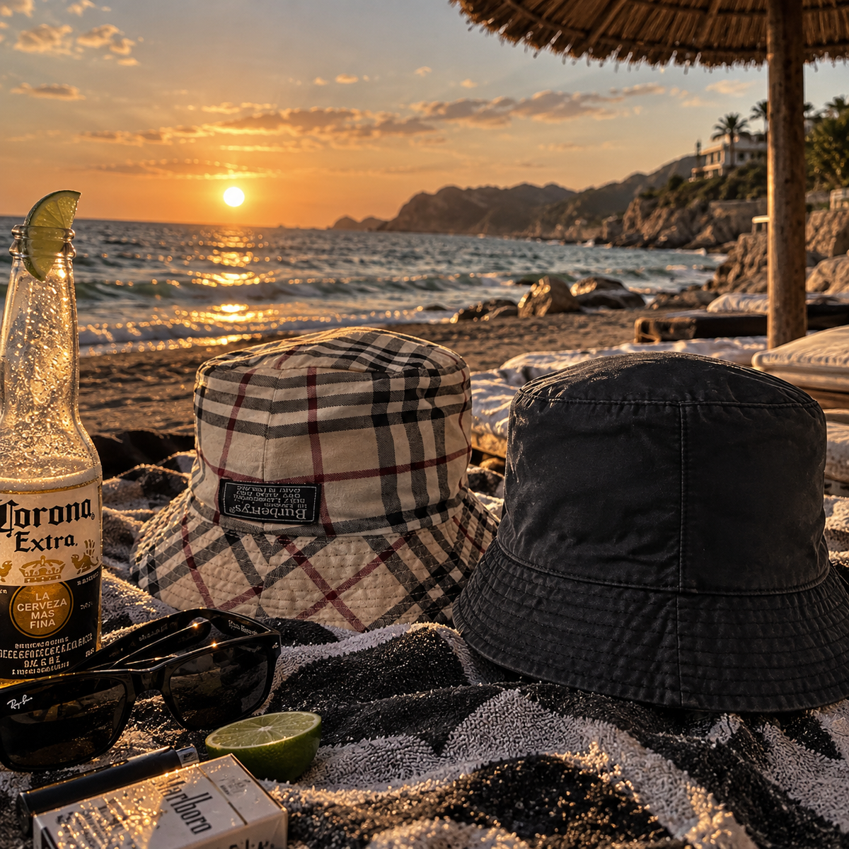 BURBERRY BUCKET HAT – CLASSIC CHECK