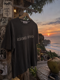 STONE ISLAND T-SHIRT – BLACK | MIRRORED LOGO