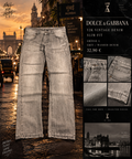 DOLCE & GABBANA Y2K JEANS – GREY | SLIM FIT