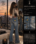 DOLCE & GABBANA Y2K JEANS – GREY | SLIM FIT
